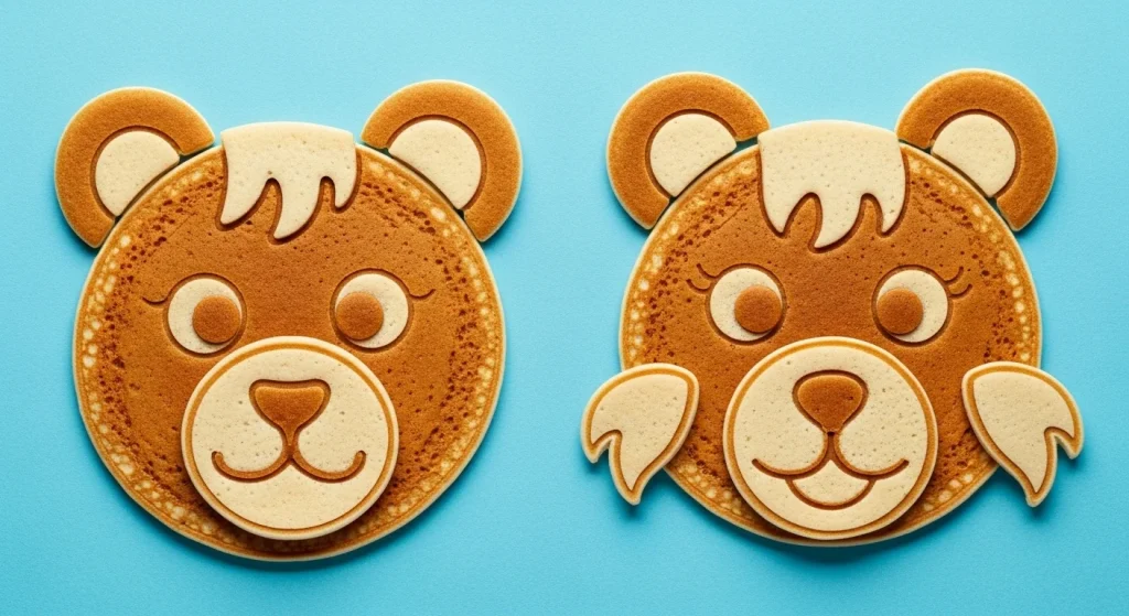 Pancake Art Ideas So Fun Your Kids Will Forget About Screens 6 Animal Faces