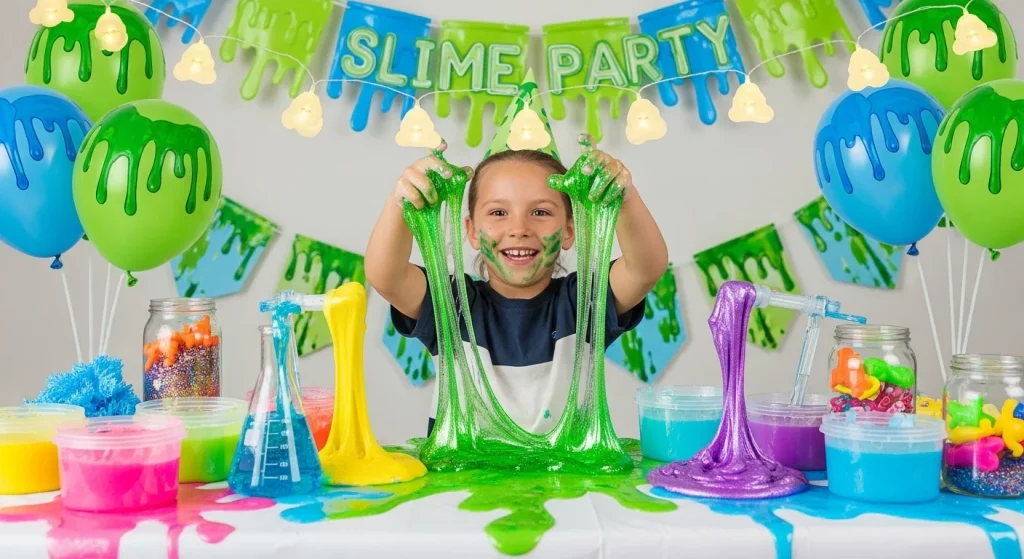 “Slime Party Fun: 7 Creative Ways to Make It the Star of the Show” 9 Slime-Themed Decor That Sets the Mood