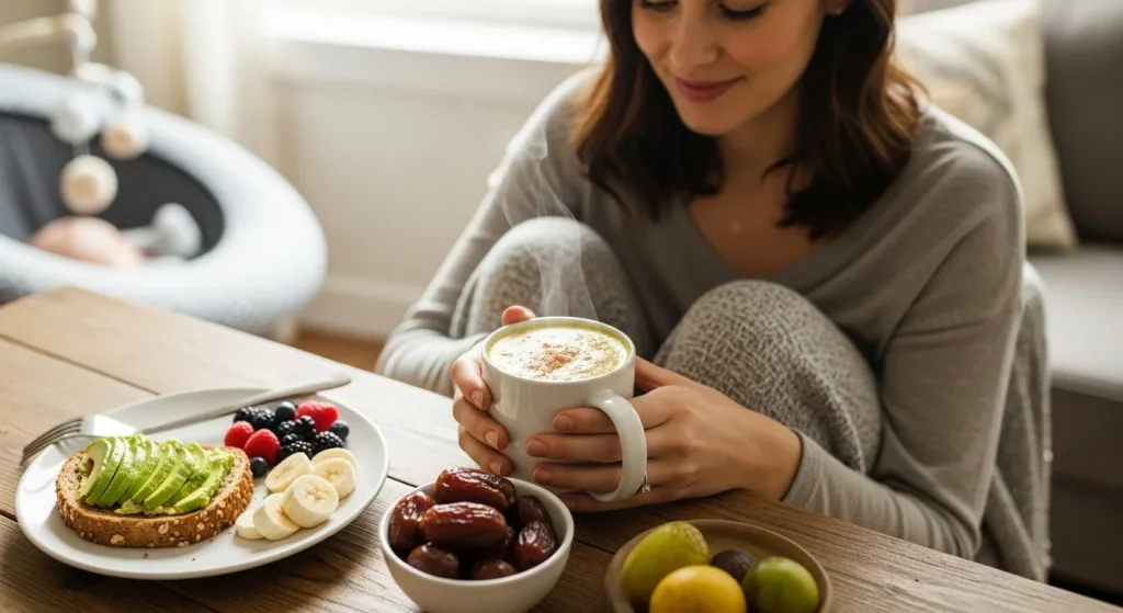 Postpartum Meals That Restore Energy & Nourish Your Body 8 Warm Golden Milk with Dates