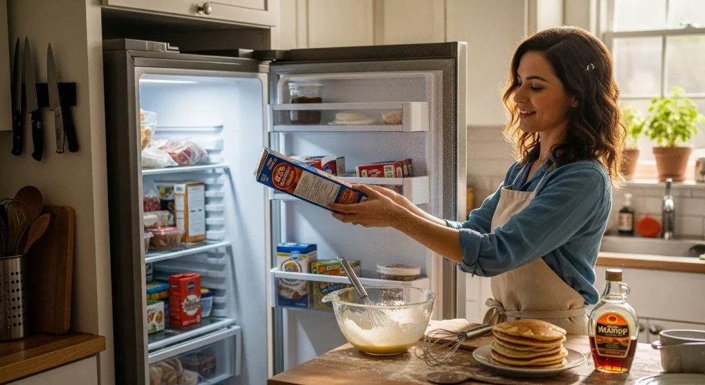 The 10-Minute Pancake Routine That Changed Our Mornings Forever 9 Grab frozen pancakes from the freeze