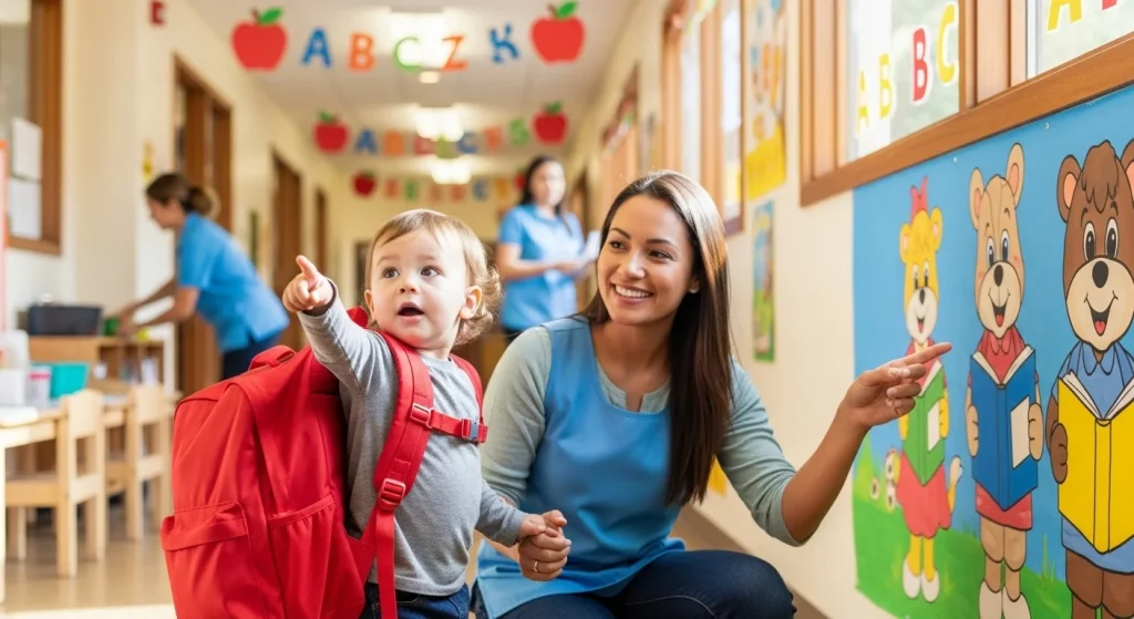 How to Get Your Child Excited for Back to School (Even After Summer) 8 school visit