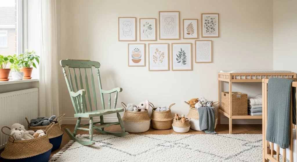 Mom Aesthetic Nursery Ideas on a Budget: Cozy & Stylish Hacks 6 Thrift and DIY Décor