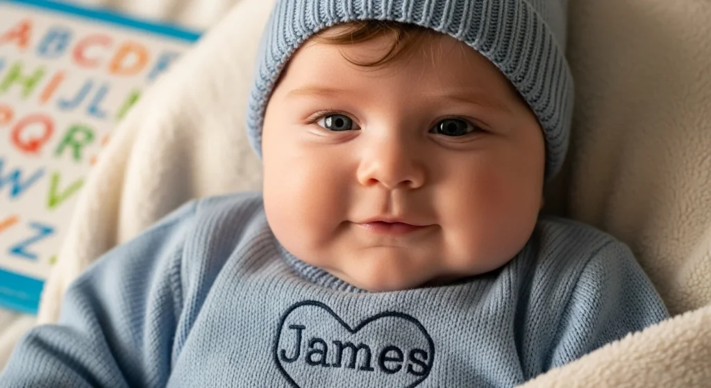 30 Timeless Boy Names Like Oliver, Theodore & Luca That Parents Still Love 5 James