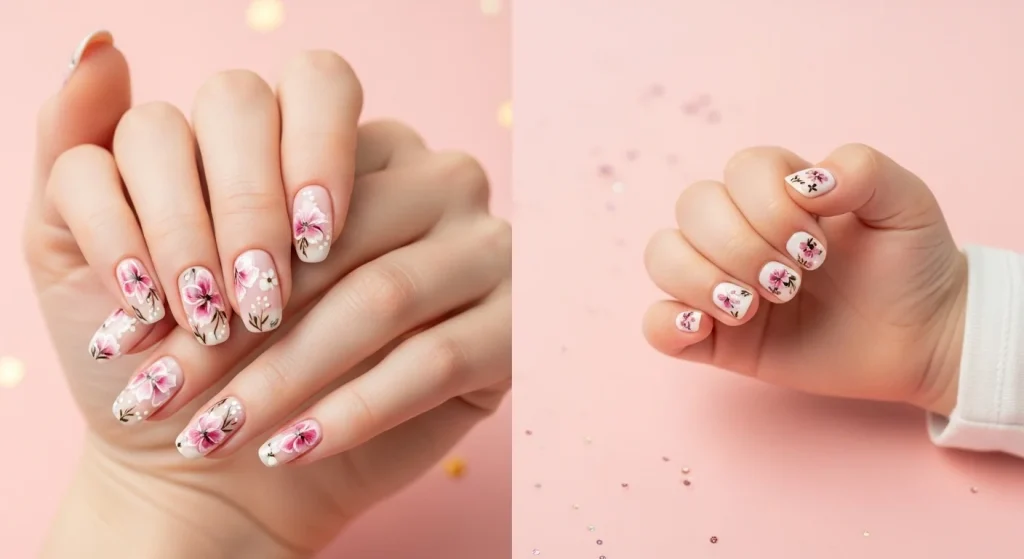 Tiny Hands, Big Style: Nail Ideas for Moms & Little Ones 2 Mom & Daughter Nail Ideas