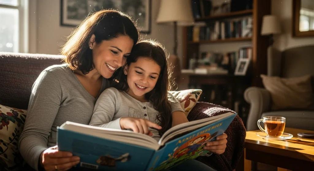 20 Mom-Daughter Photo Pose Ideas You’ll Treasure Forever 8 Reading Together