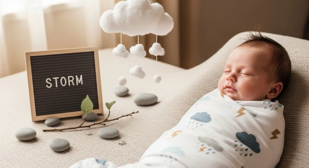 25 Nature-Inspired Boys’ Names That Are Trending in 2025 14 Storm