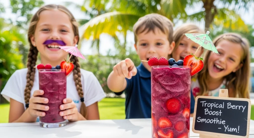Tropical Berry Boost Smoothie