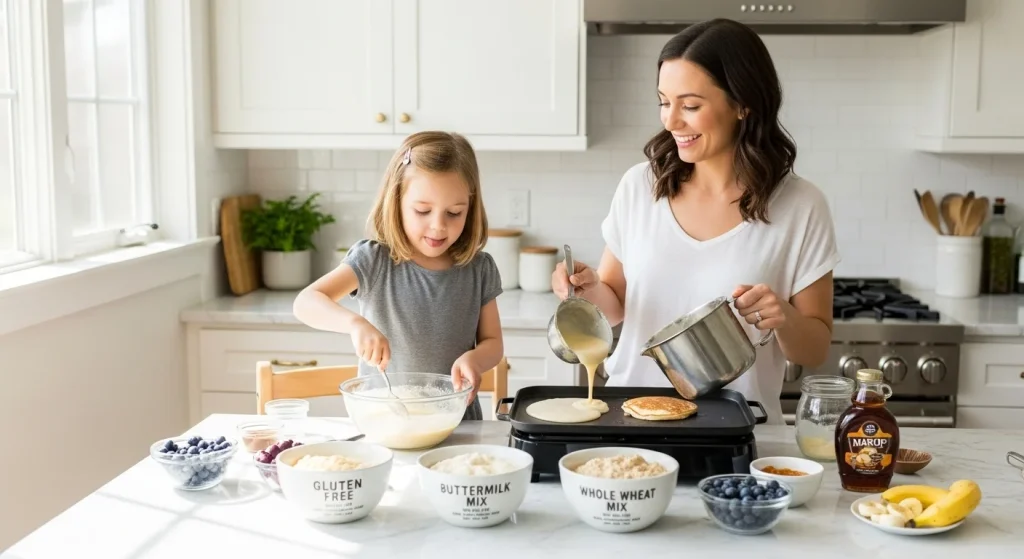 Breakfast in 5: The Pancake Trick That Saved My Sanity as a Mom 6 Choose Your Pancake Base