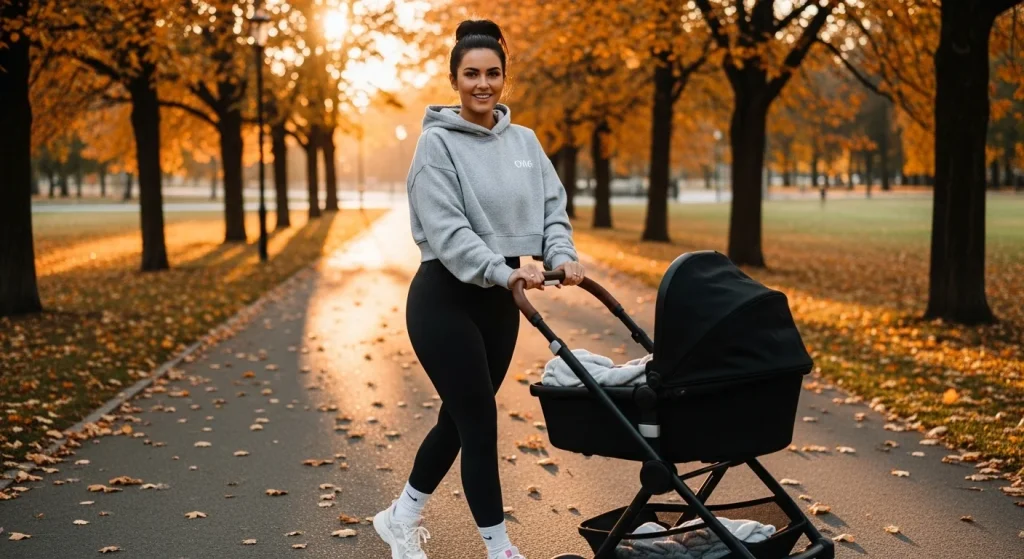 15 Effortlessly Chic Mom Fits That Work for Playdates, Pickups, and Everything In‑Between 6 Athleisure: Leggings + Oversized Hoodie