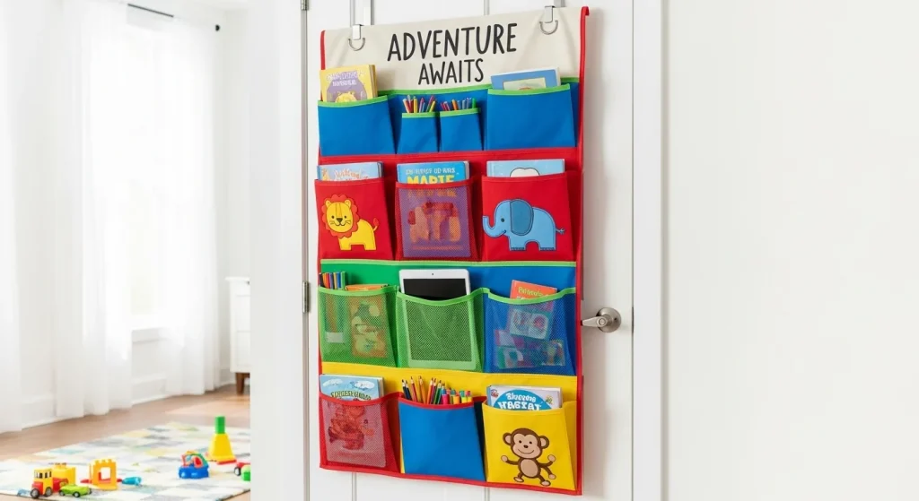 Toy Clutter Be Gone: 15 Genius Storage Hacks for a Mess-Free Kids’ Room 5 Over-the-Door Organizers