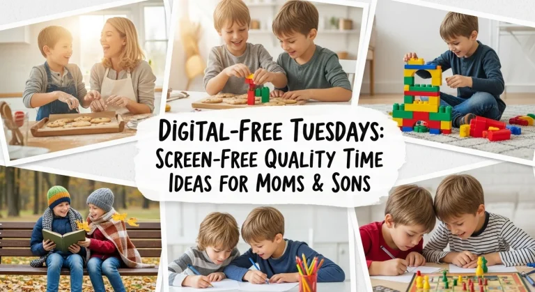 Screen-Free Quality Time for Moms and Sons