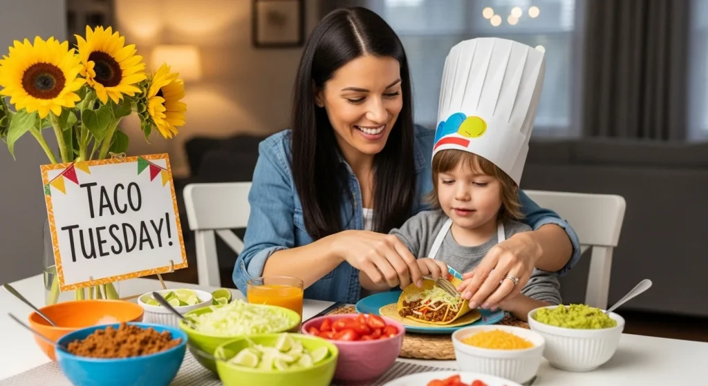 10+7 Dinner Theme Nights Kids Will Absolutely Love 3 taco tuesday