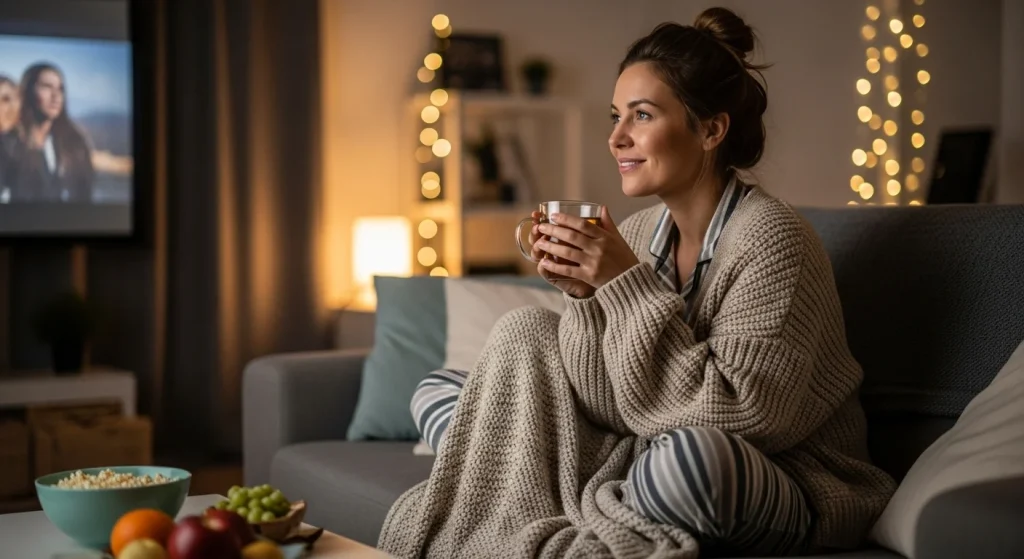 10 Mom Aesthetic Trends That Make Motherhood Feel Magical 5 pajama movie nights,