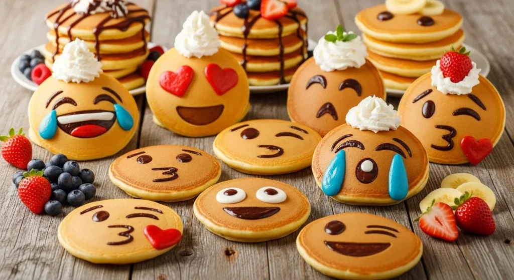 Pancake Art Ideas So Fun Your Kids Will Forget About Screens 12 Emoji Pancakes