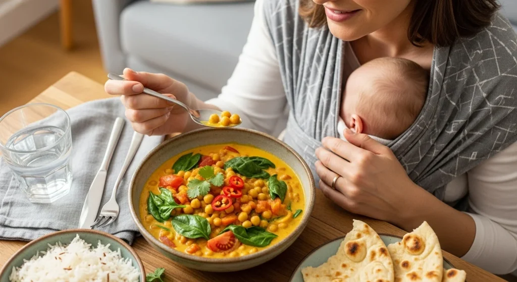 Postpartum Meals That Restore Energy & Nourish Your Body 13 Chickpea & Coconut Curry
