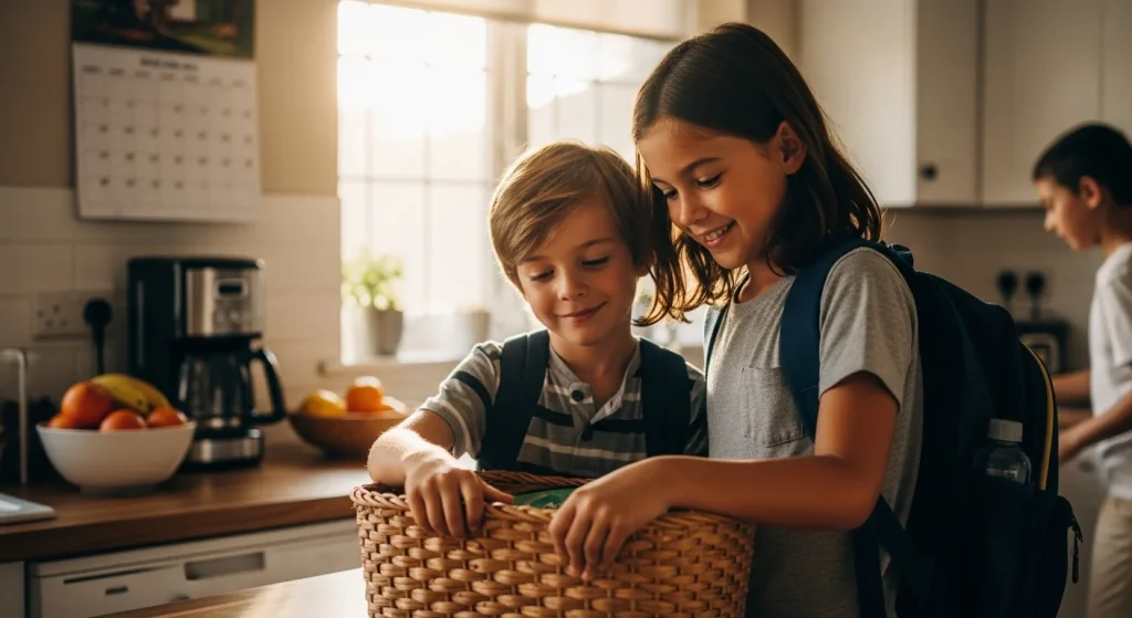 12 Back-to-School Must-Haves Moms Swear By (That Make Mornings Easier!) 12 Morning Prep Basket