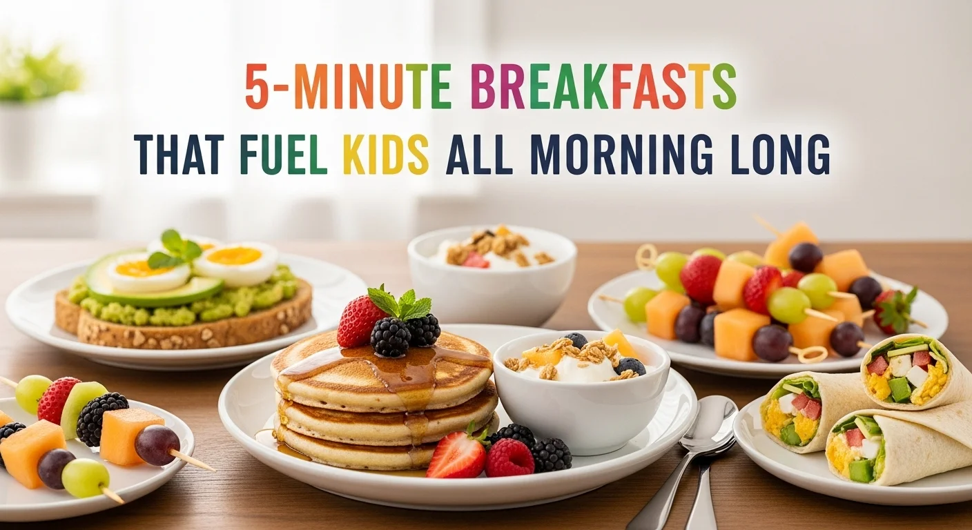 5-Minute Breakfasts for kids