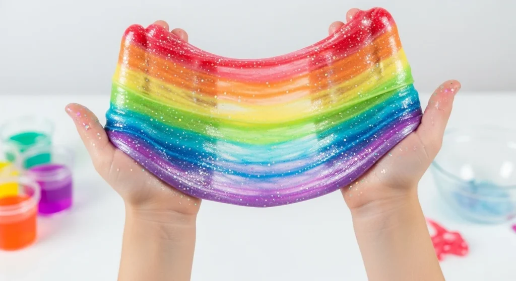 Rainbow Slime Magic: A DIY Craft That’ll Wow Your Kids 3 rainbow slime diy