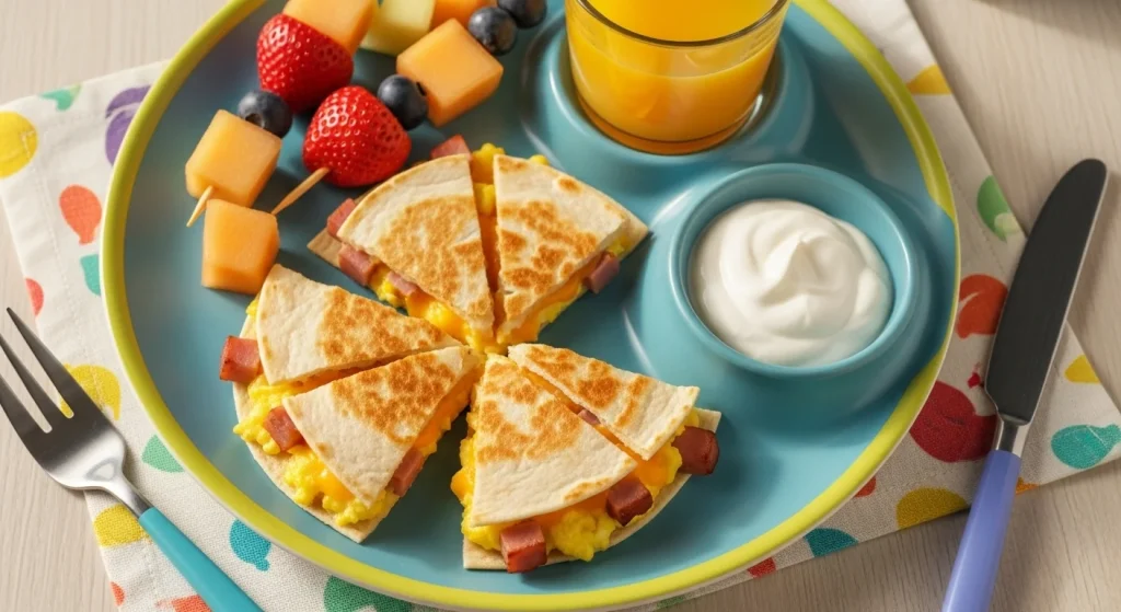 Mini Breakfast Quesadillas