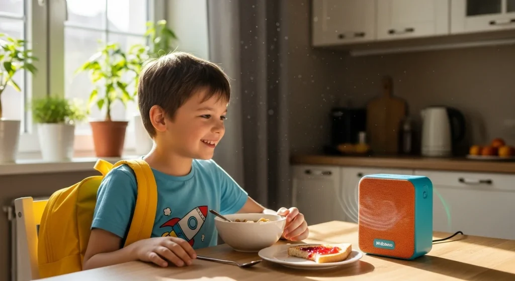 How to Get Your Child Excited for Back to School (Even After Summer) 6 music breakfast kid