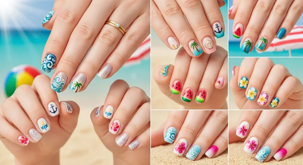 Beach‑Ready Nails: 12 Stunning Summer Designs (Including Mother–Daughter Matching Ideas!) 2 Beach‑Ready Nails: 12 Stunning Summer Designs (Including Mother–Daughter Matching Ideas!)