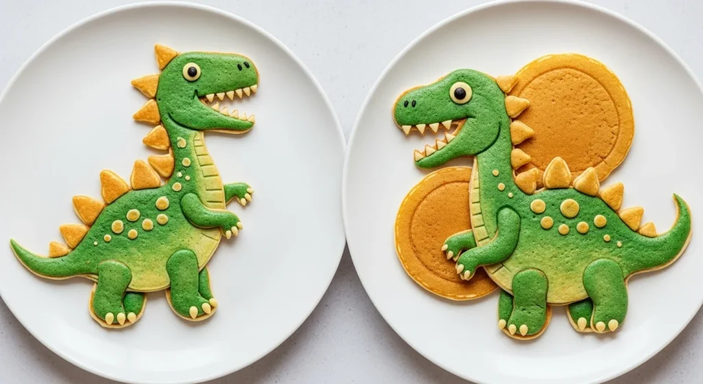 Pancake Art Ideas So Fun Your Kids Will Forget About Screens 9 Dinosaur Pancakes