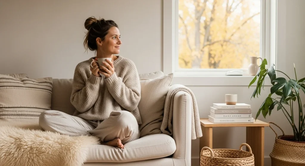 10 Mom Aesthetic Trends That Make Motherhood Feel Magical 3 Cozy Minimalism