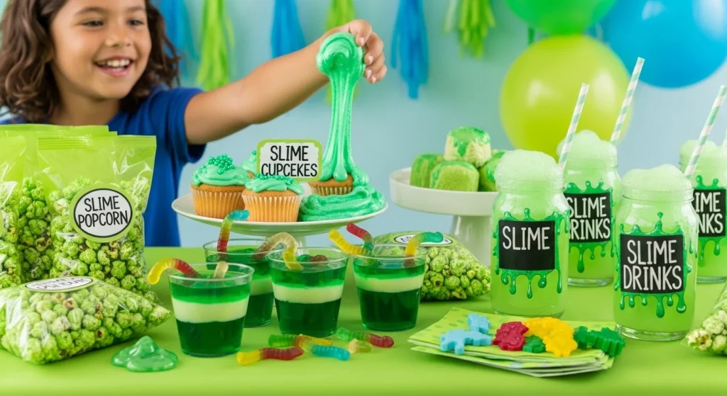 “Slime Party Fun: 7 Creative Ways to Make It the Star of the Show” 7 slime snacks