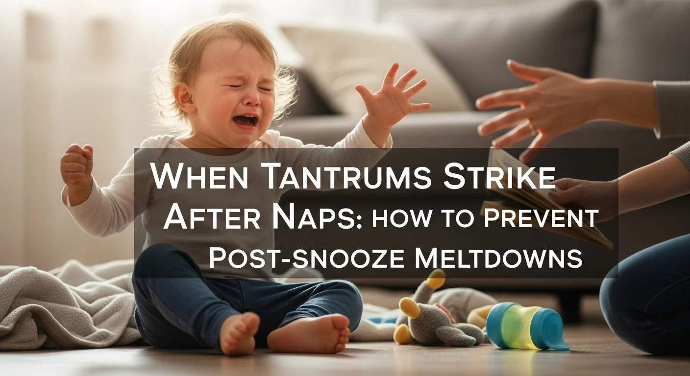 When Tantrums Strike After Naps: How to Prevent Post-Snooze Meltdowns