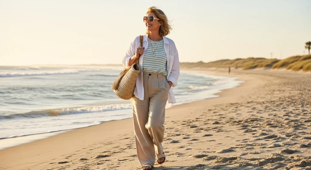 How Moms Can Rock the Coastal Grandma Aesthetic: Chill & Chic Fashion 3 Coastal Grandma Aesthetic