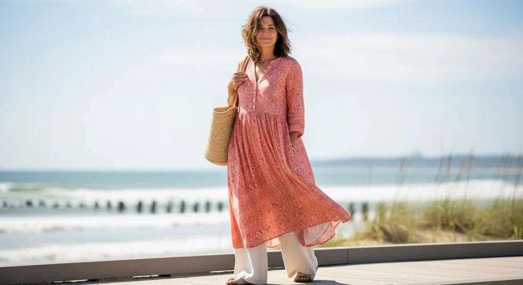How Moms Can Rock the Coastal Grandma Aesthetic: Chill & Chic Fashion 8 Breezy Midi & Maxi Dresses