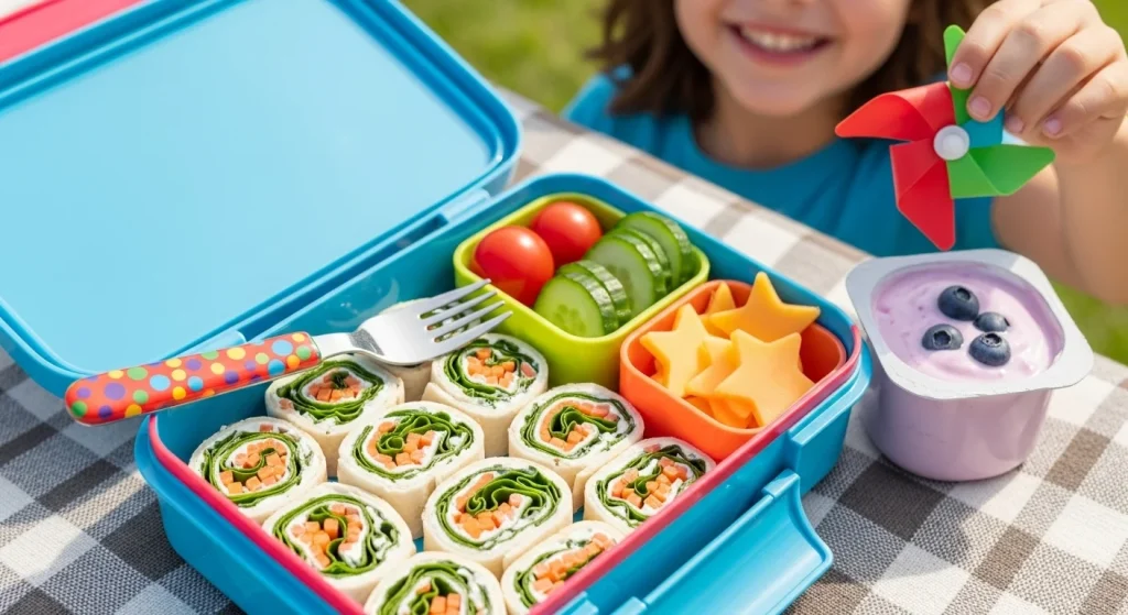 12 Lunchbox Ideas So Good Your Kids Will Lick the Box 11 Veggie & Cheese Pinwheels