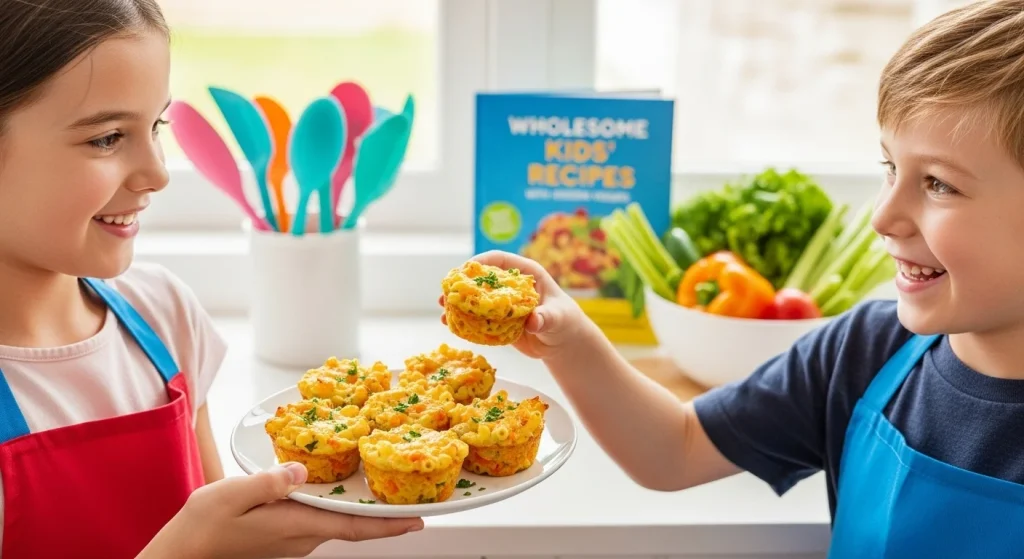15 Wholesome Kids’ Recipes That Taste Just Like Comfort Food 3 Mini Mac & Cheese Muffins with Hidden Veggies