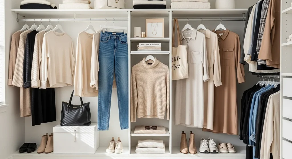 Mom Aesthetic Tips: Create Cozy Home Vibes & Effortless Style 10 The Capsule Mom Wardrobe