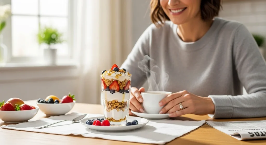 15 Power-Packed Breakfasts for Busy Moms: Nutritious & Delicious 5 Greek Yogurt Parfait with Crunch