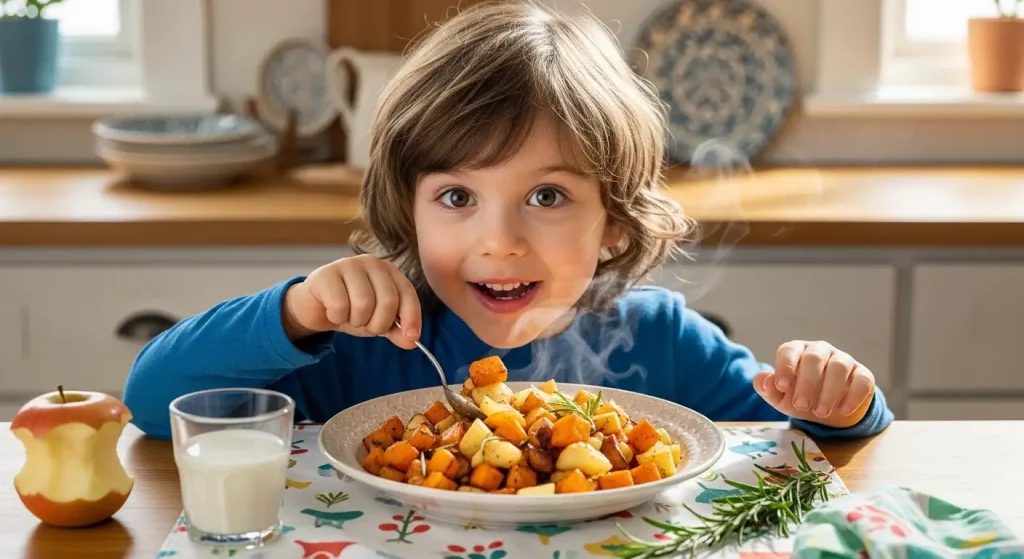 The Ultimate List of Healthy Breakfast Ideas for Toddlers & Kids 10 Sweet Potato & Apple Hash